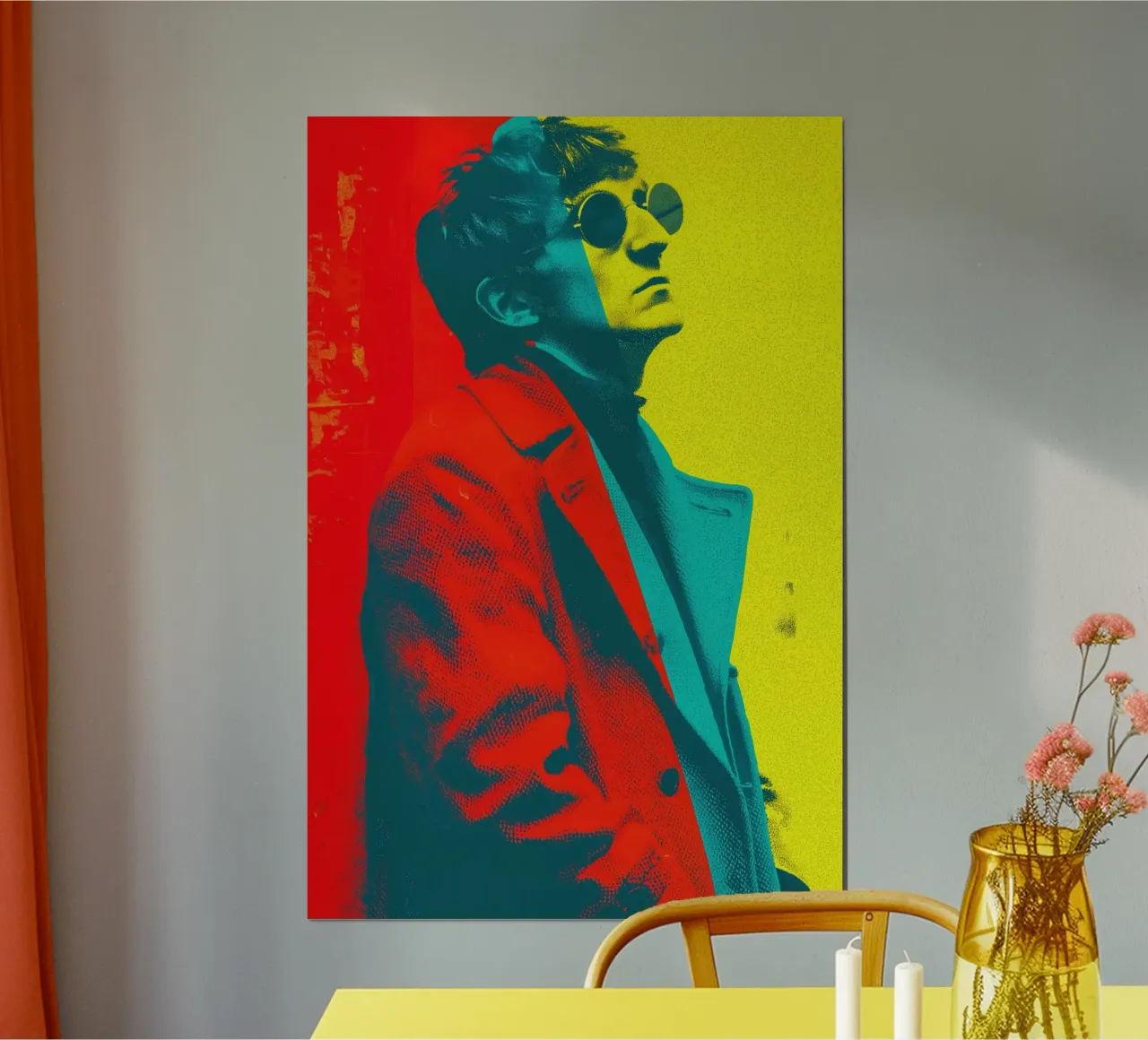 John Lennon Portrait | Decorative Raster Graphic Pop Art hahnemühle by Autofocus