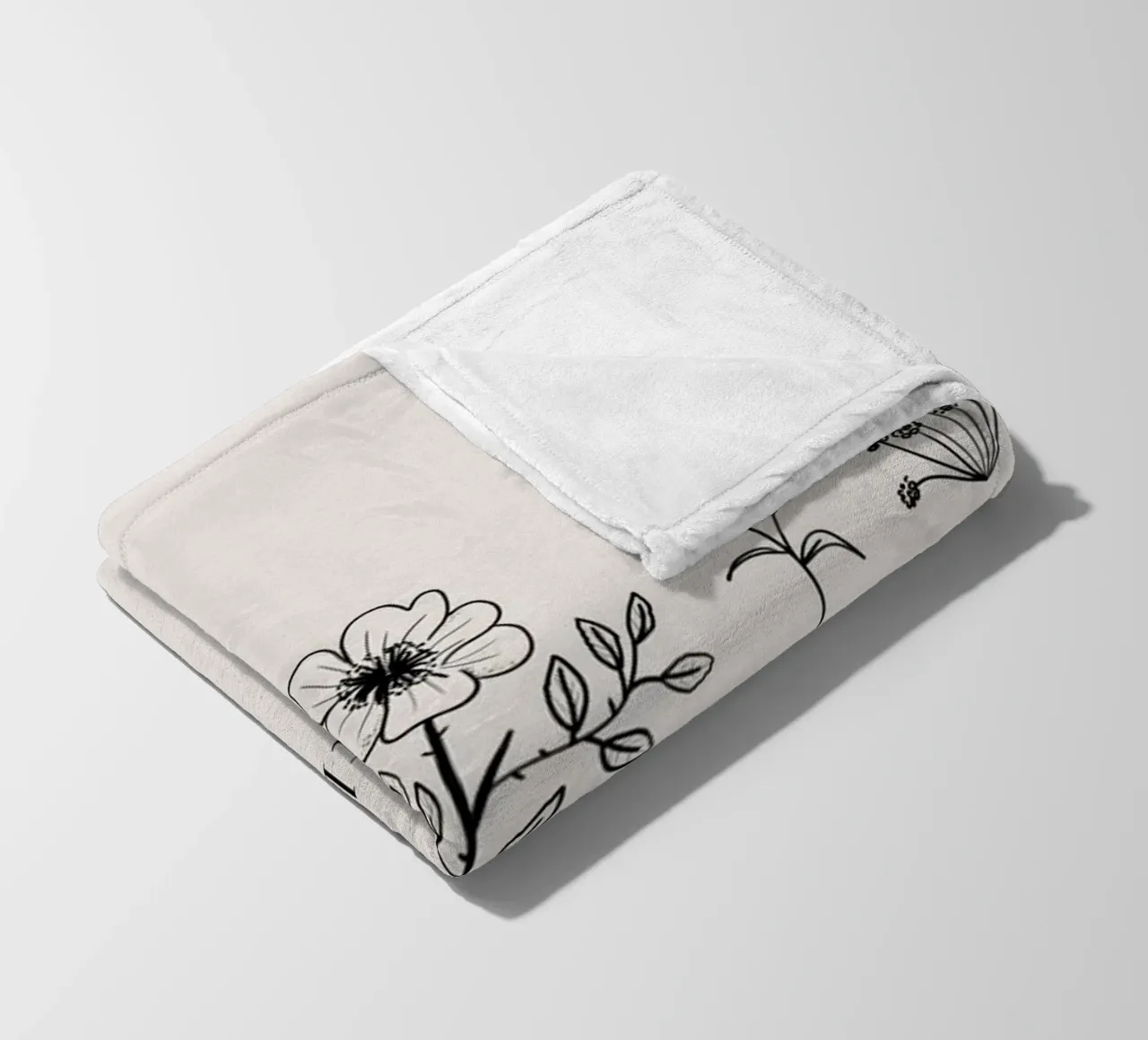 Blooming is not Luck coperta in pile da anisillustration