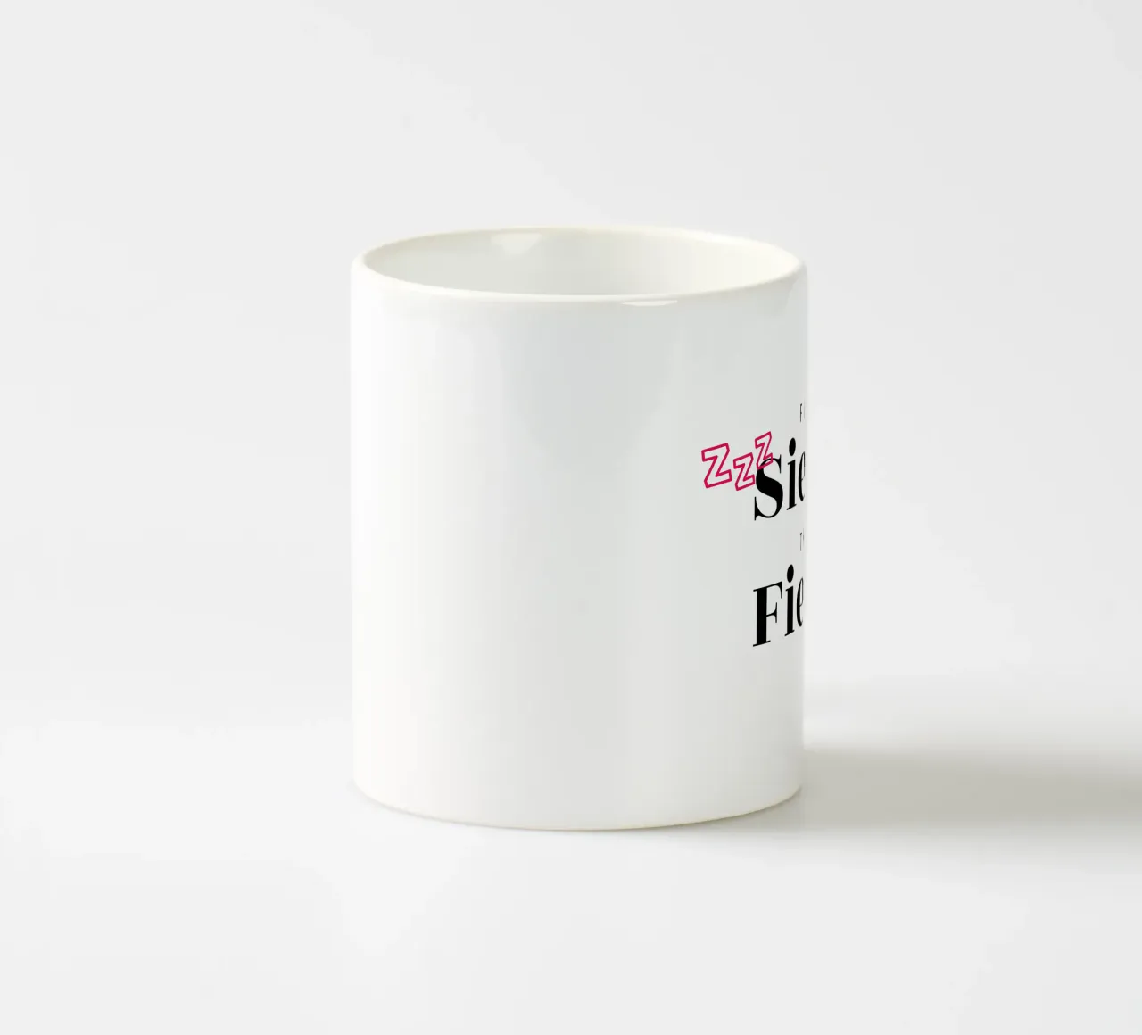 First Siesta then Fiesta – 30+ Edition tazza in ceramica da Bureau Purpur