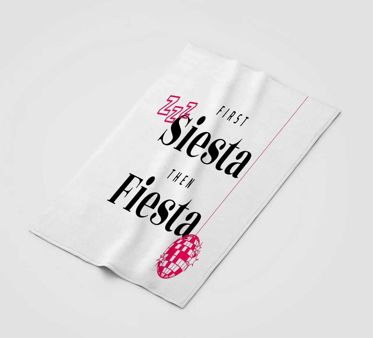 First Siesta then Fiesta – 30+ Edition coperta in pile da Bureau Purpur