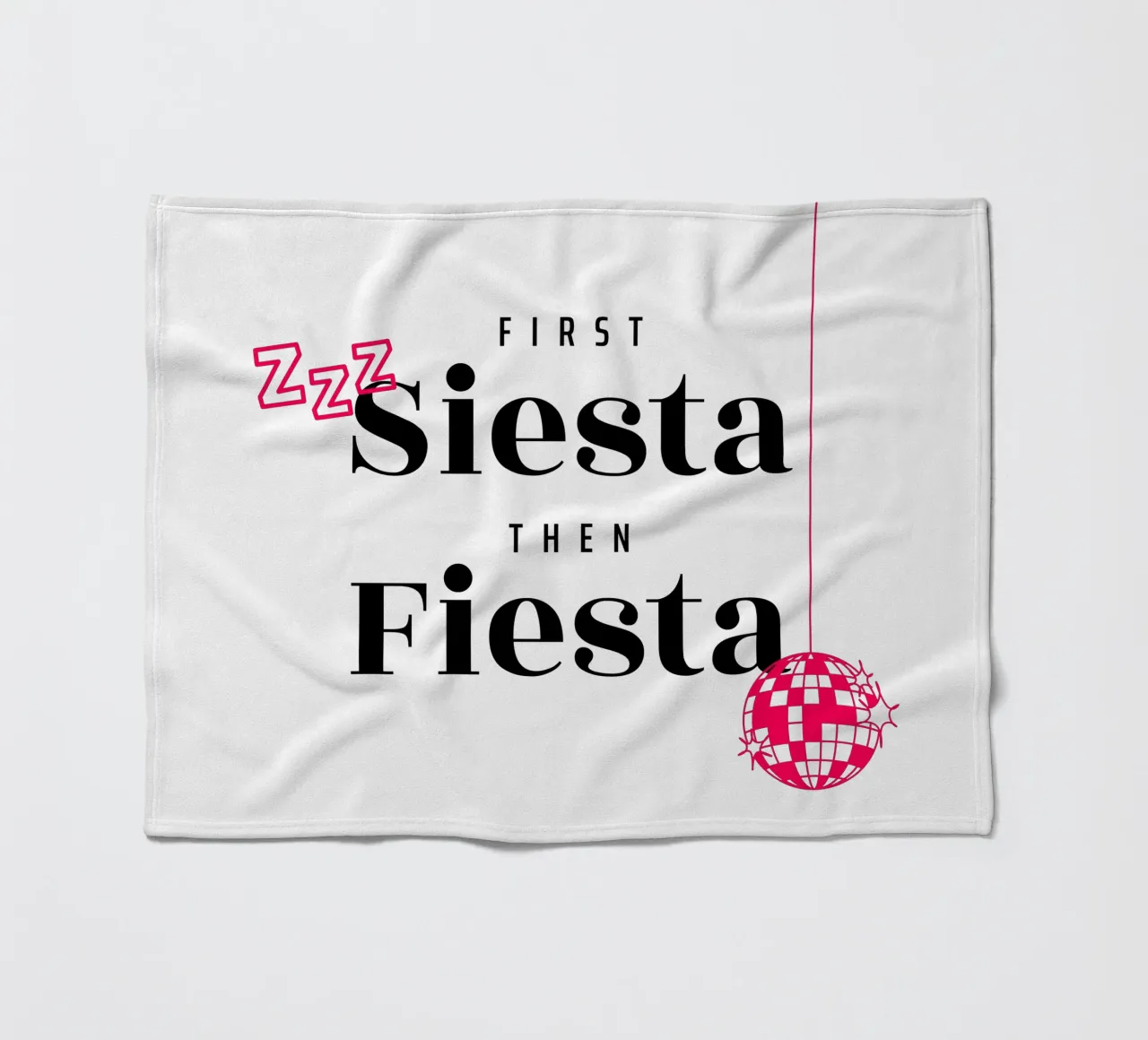 First Siesta then Fiesta – 30+ Edition coperta in pile da Bureau Purpur