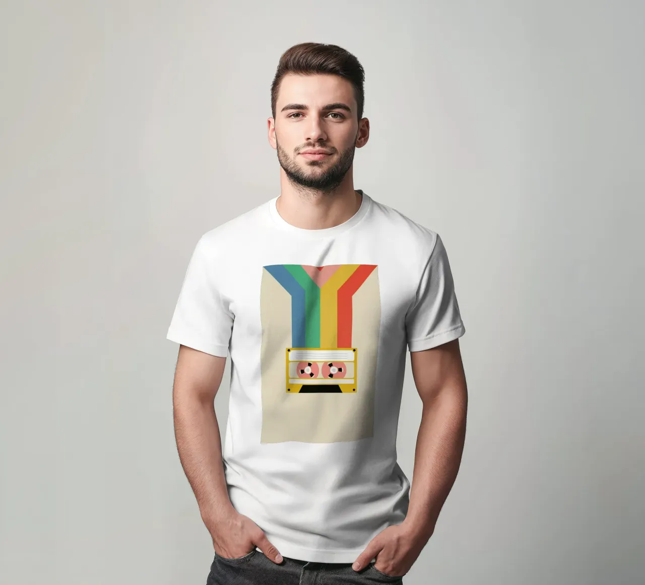 Retro Tape t-shirt da daylight design studio