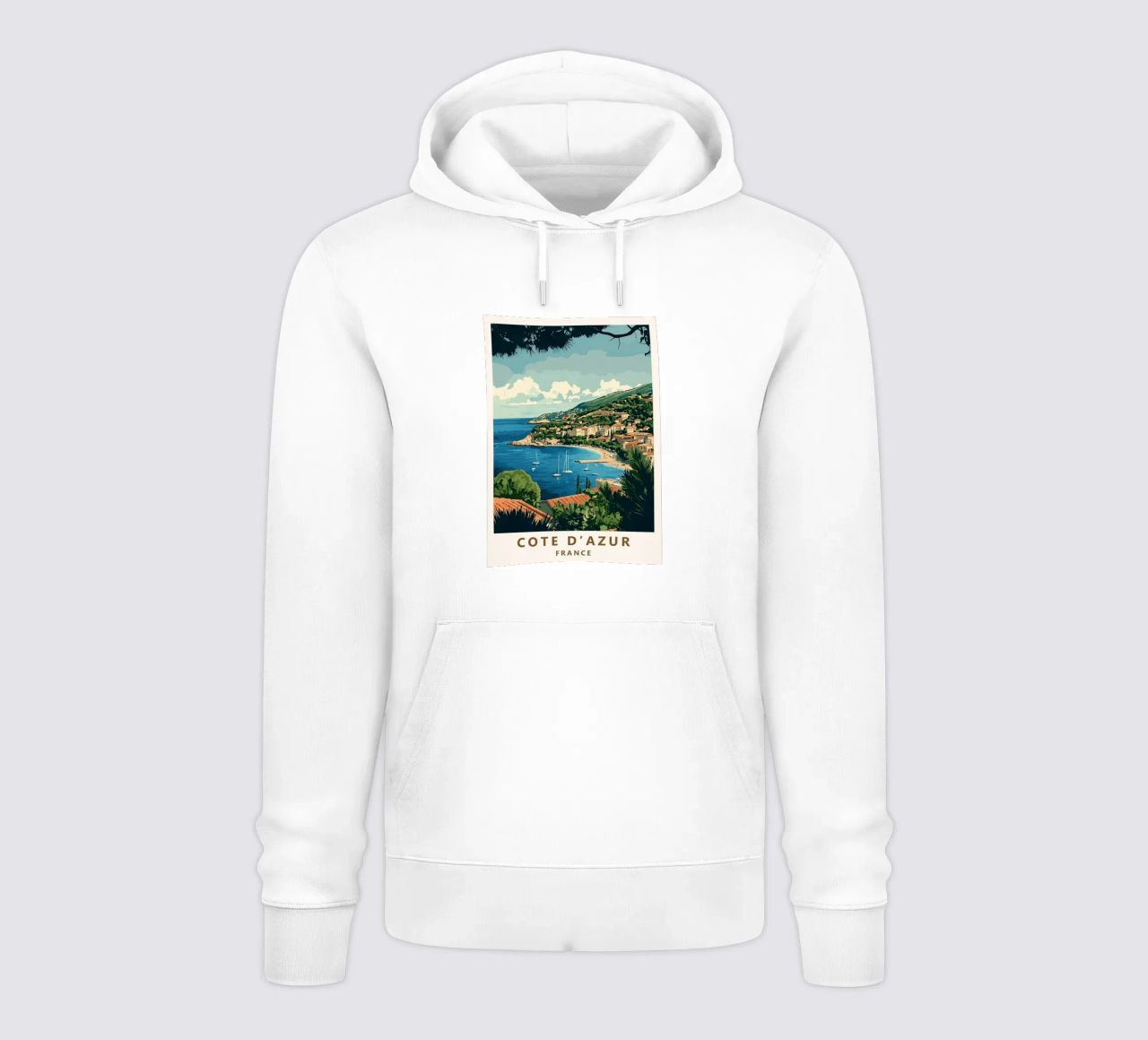 Come on visit travel Cote d'Azur Hoodie von youngs print