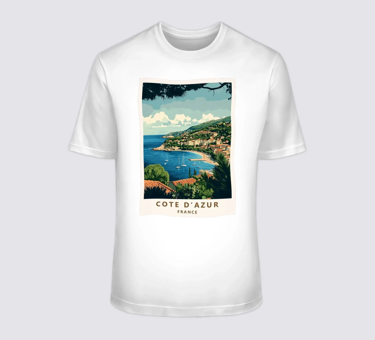 Come on visit travel Cote d'Azur T-Shirt von youngs print