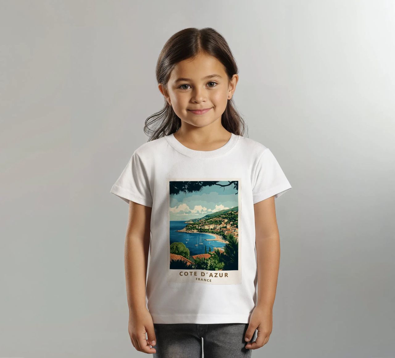 Come on visit travel Cote d'Azur Kinder T-Shirt von youngs print