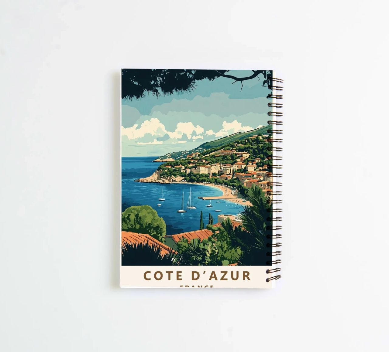 Come on visit travel Cote d'Azur Ringbuch von youngs print