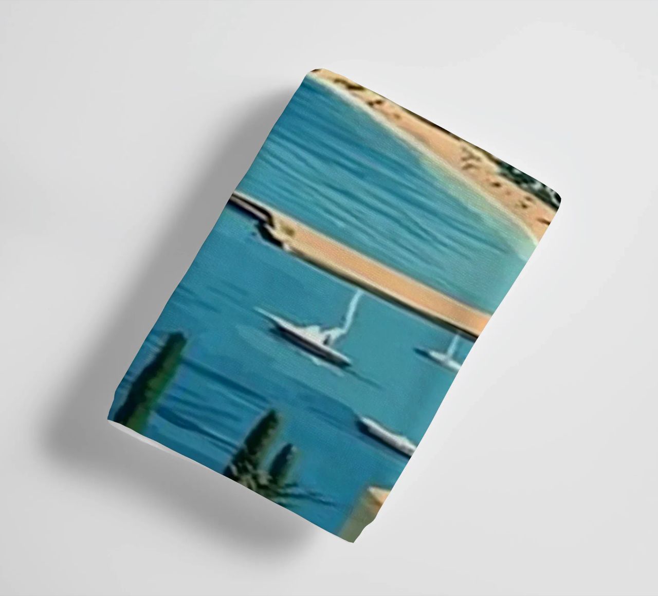 Come on visit travel Cote d'Azur Handtuch von youngs print