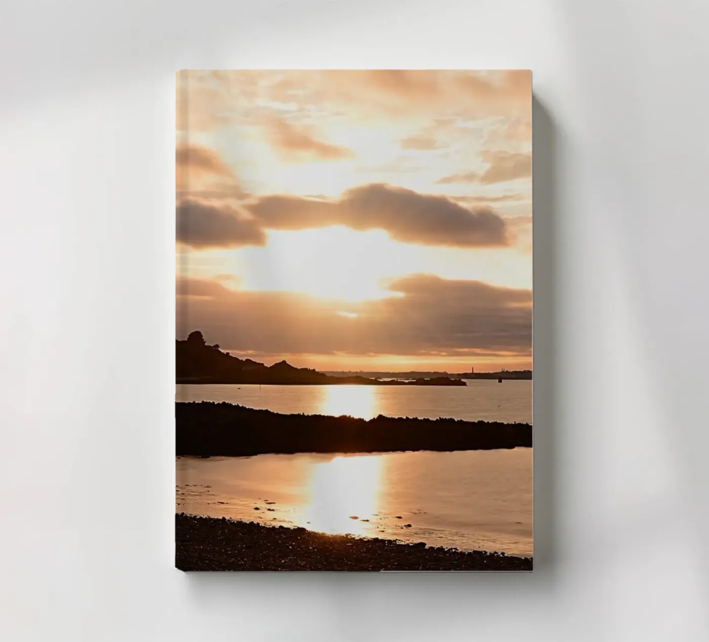 FAA293 SUNSET AT THE BEACH. notebook by Thierry vobmann photography