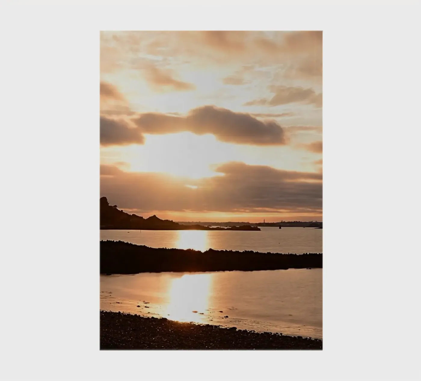 FAA293 SUNSET AT THE BEACH. notebook by Thierry vobmann photography