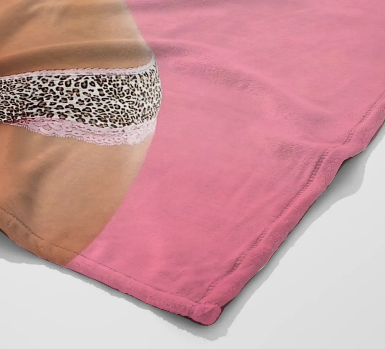 Hayley in Lingerie fleece blanket by Dave Hare Photography