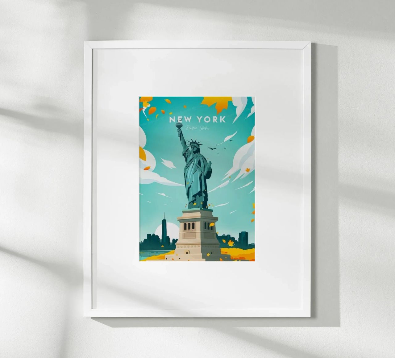 Kommen Sie und besuchen Sie New York Poster von youngs print