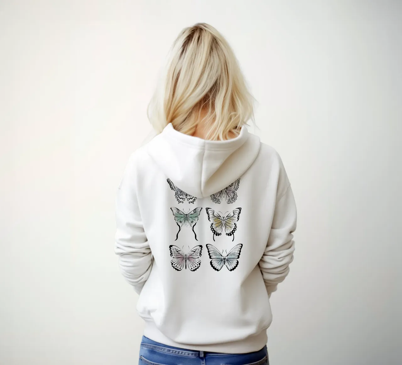 Farfalla Farfalle felpa con cappuccio da DYDesign