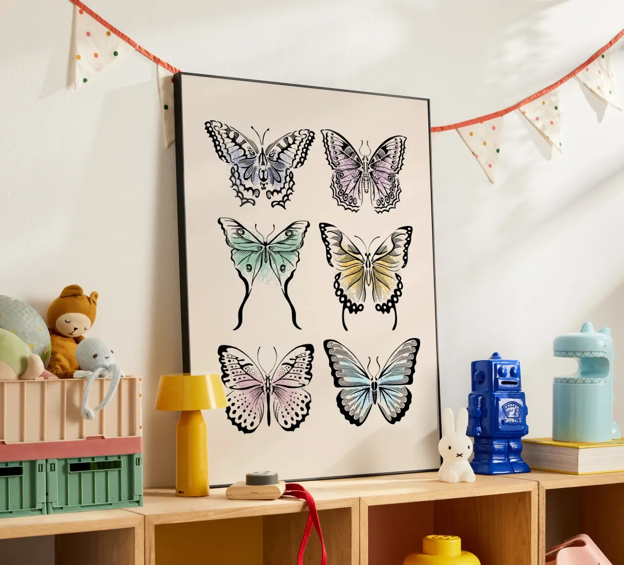 Butterfly Butterflies alu-dibond by DYDesign