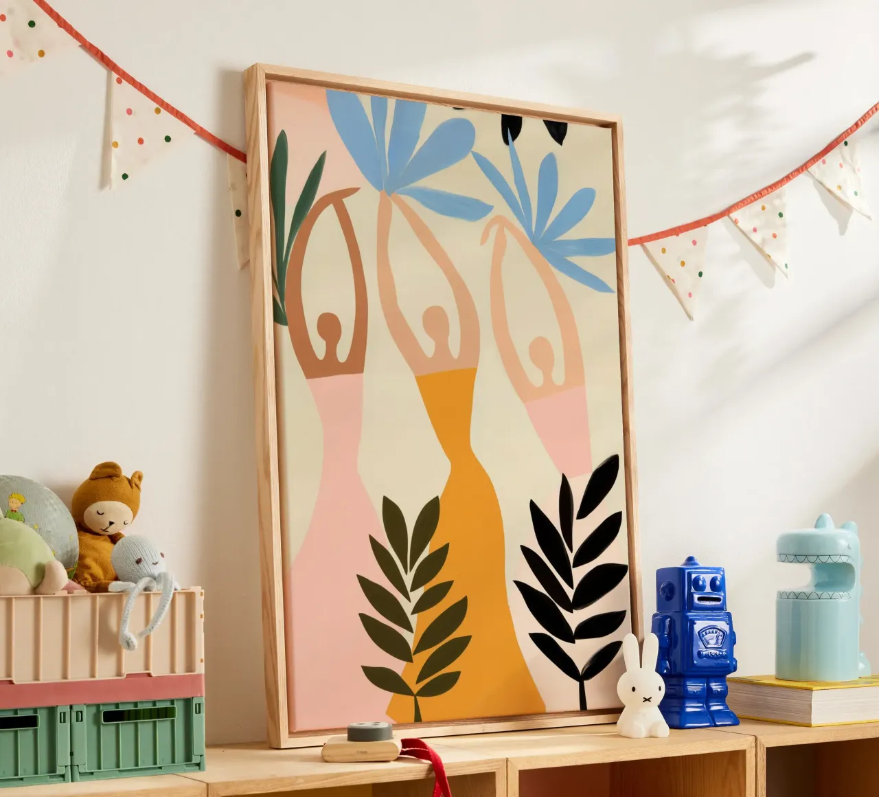Trendy Boho Beach Party | Bohemian Style Pastell tela con Cornice a cassetta da Autofocus