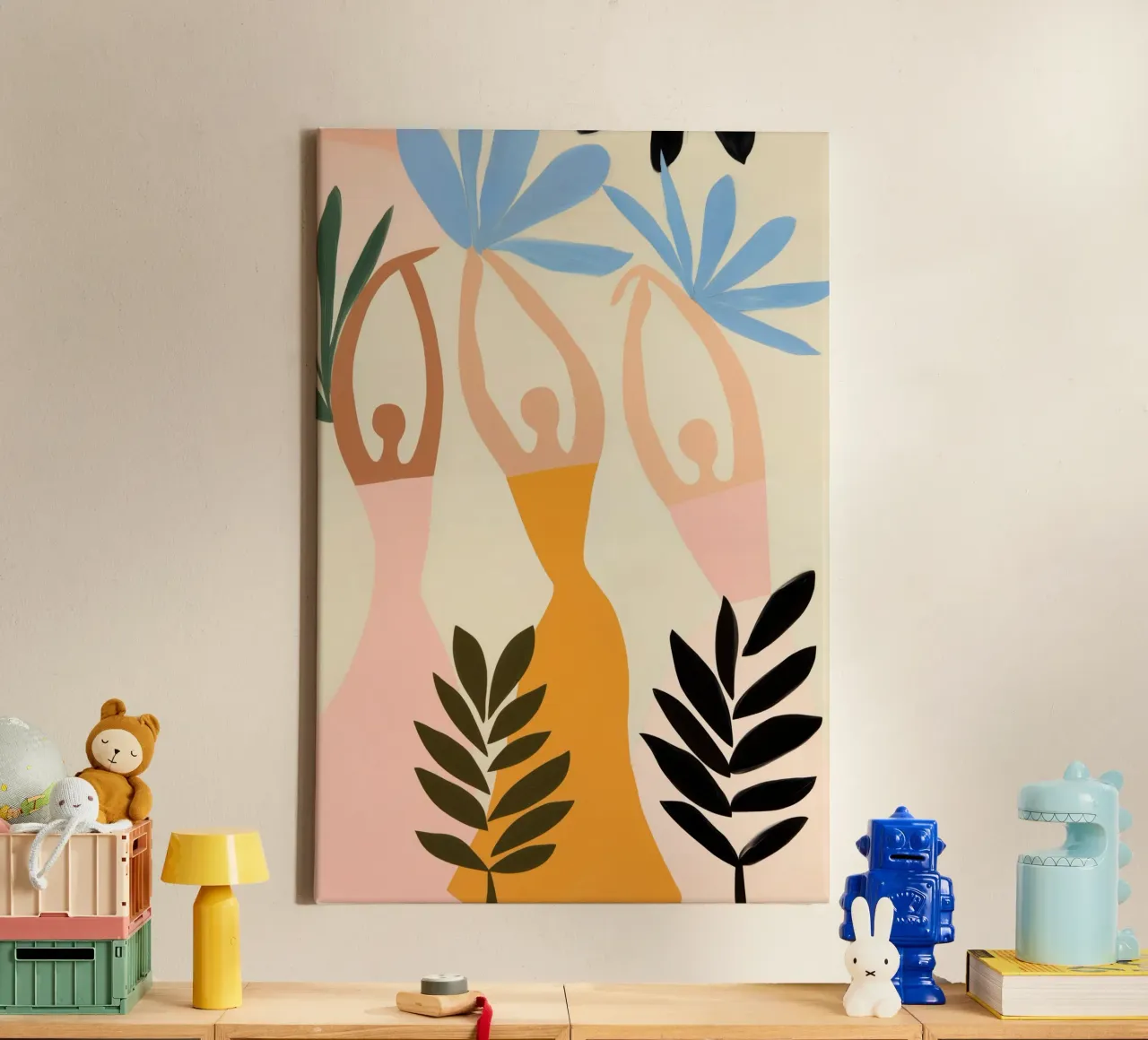 Trendy Boho Beach Party | Bohemian Style Pastell tela con Cornice a cassetta da Autofocus