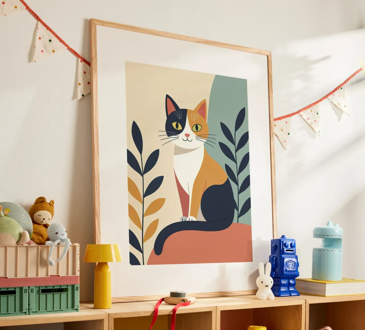Minimalist cat poster by 🎁 ARTVI-SHOP