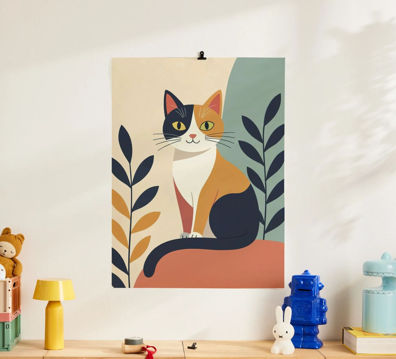 Minimalist cat poster by ARTVI-SHOP