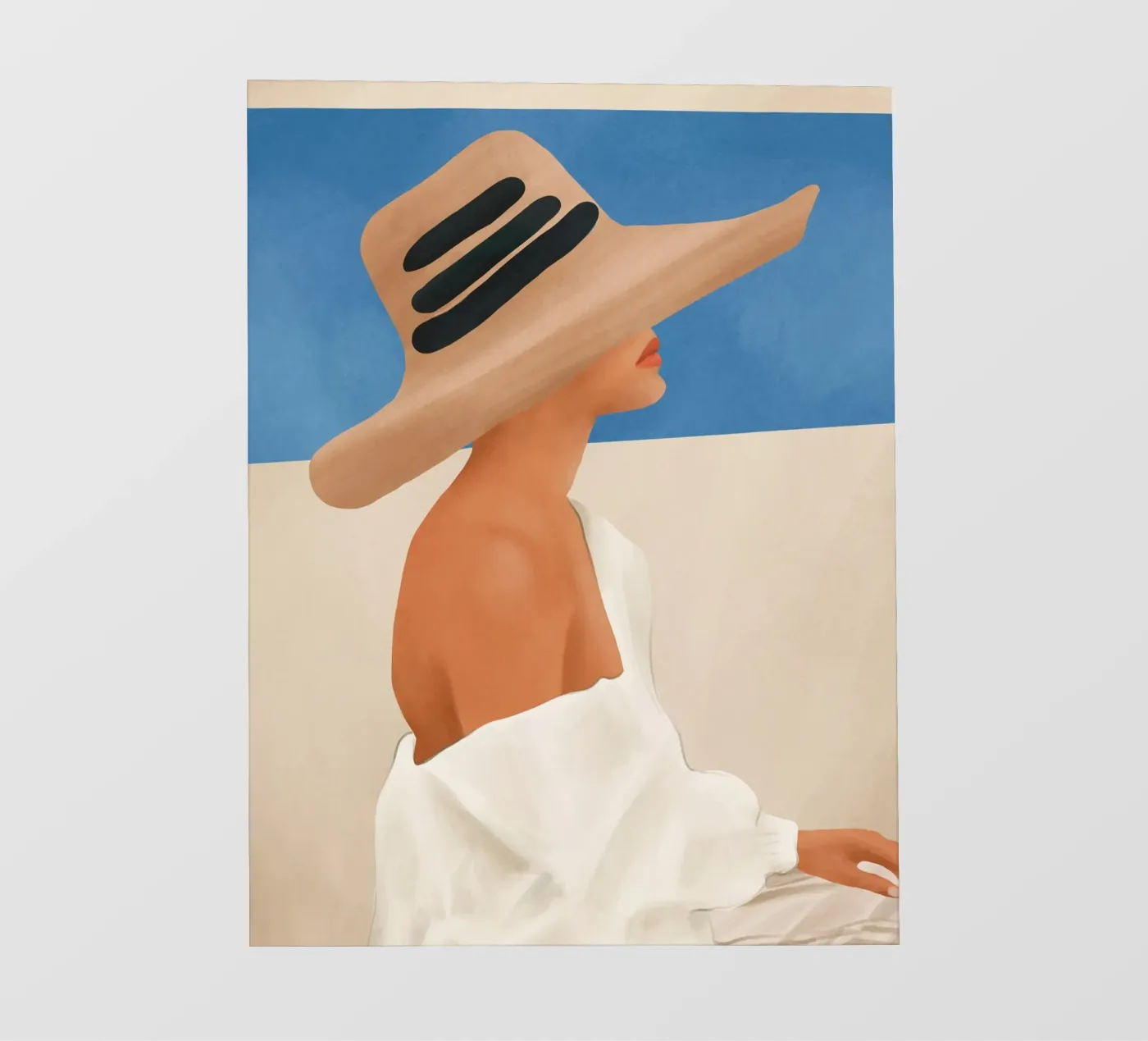 Summer Hat fotobehang van cityart