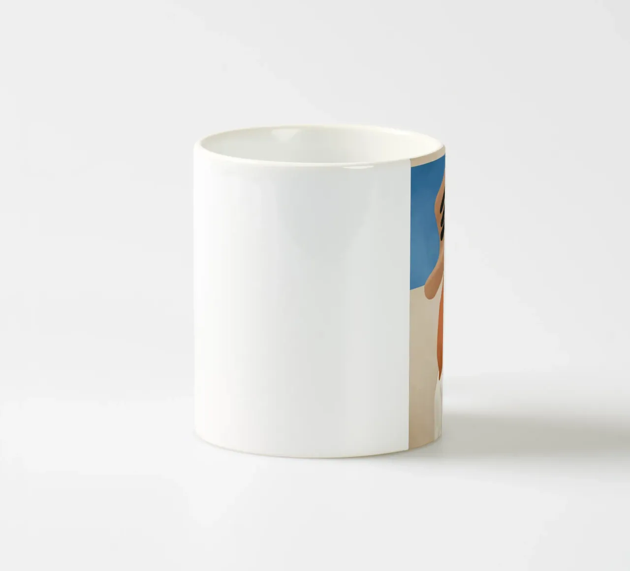 Summer Hat ceramic mug by cityart