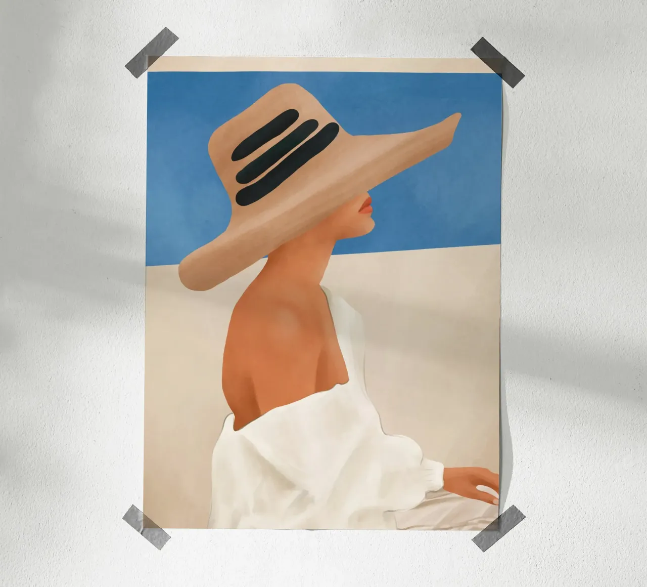 Summer Hat poster van cityart