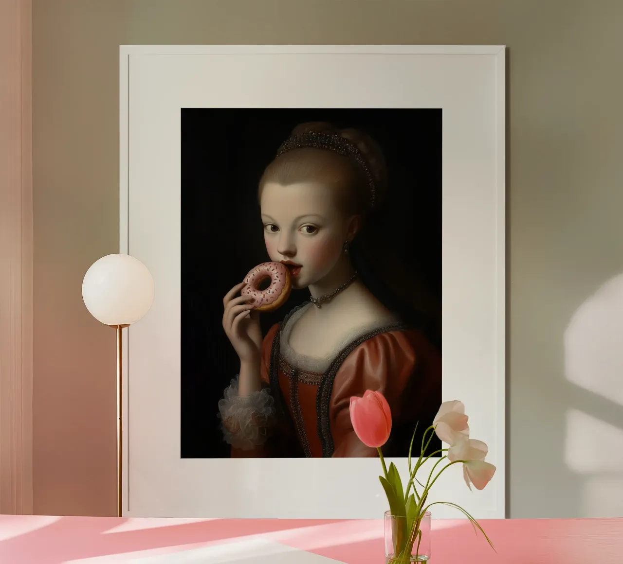 Sweet bite poster con telaio in alluminio da Dikhotomy
