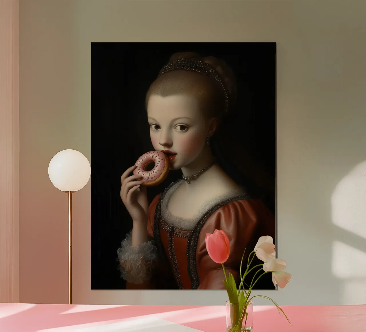 Sweet bite poster con telaio in alluminio da Dikhotomy