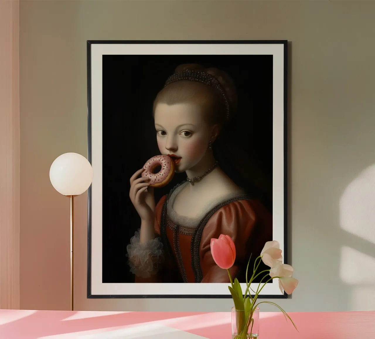 Sweet bite poster con telaio in alluminio da Dikhotomy