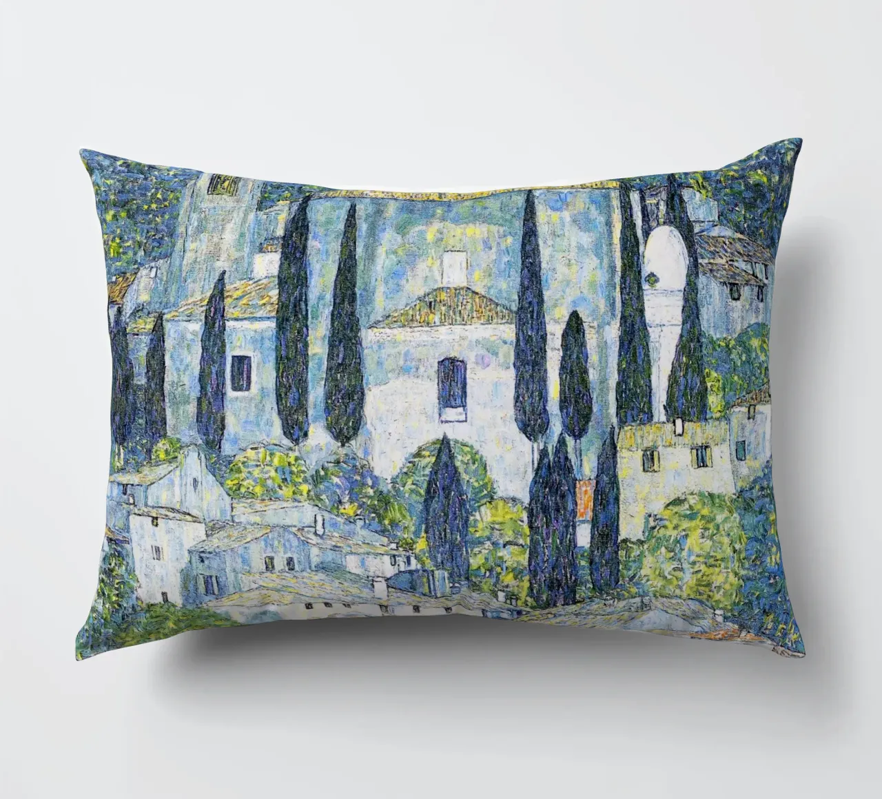 La chiesa di Gustav Klimt a Cassone (Chiesa di Cassone), 1913 cuscino da Gustav Klimt ART Prints