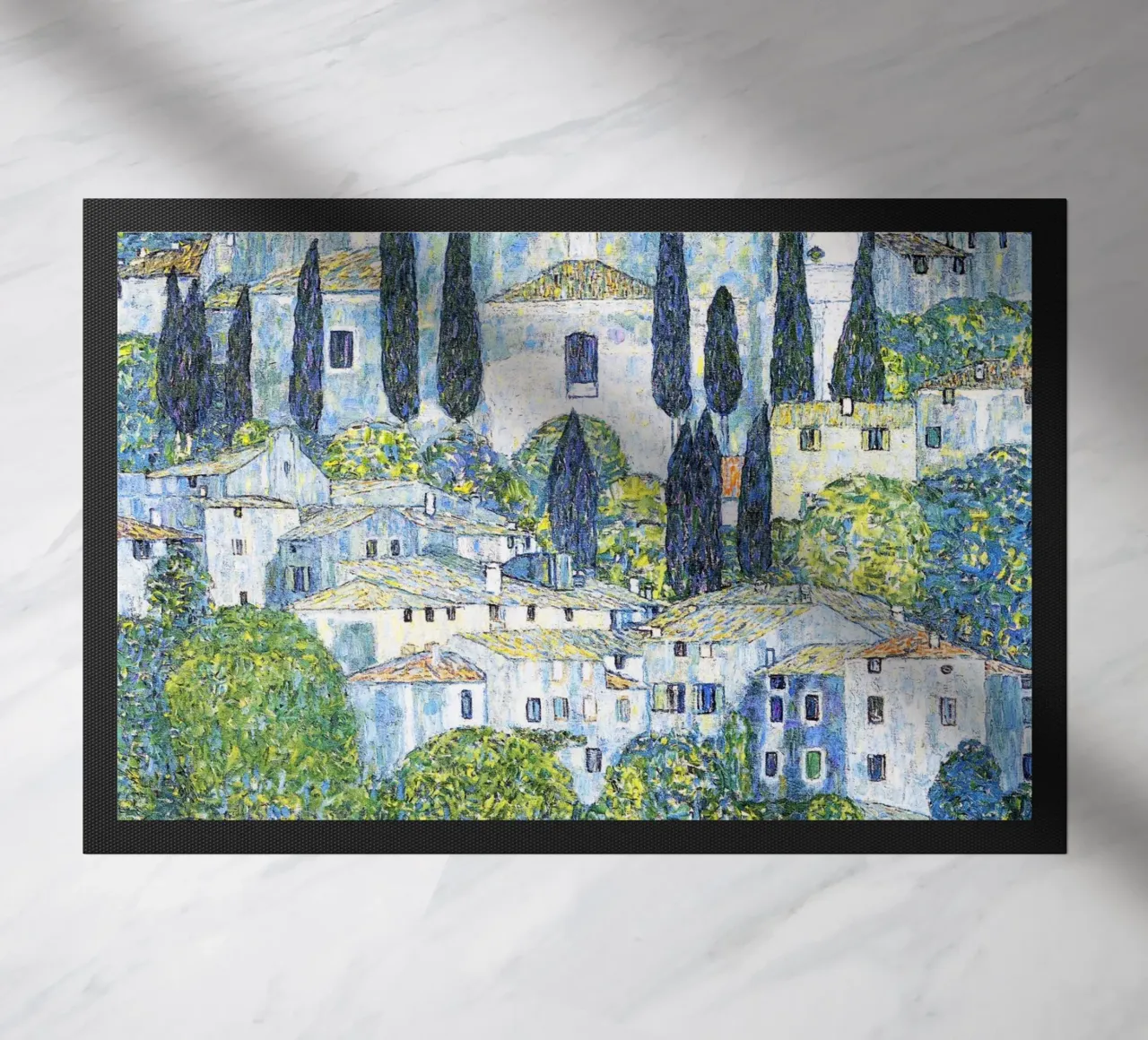 La chiesa di Gustav Klimt a Cassone (Chiesa di Cassone), 1913 zerbino da Gustav Klimt ART Prints