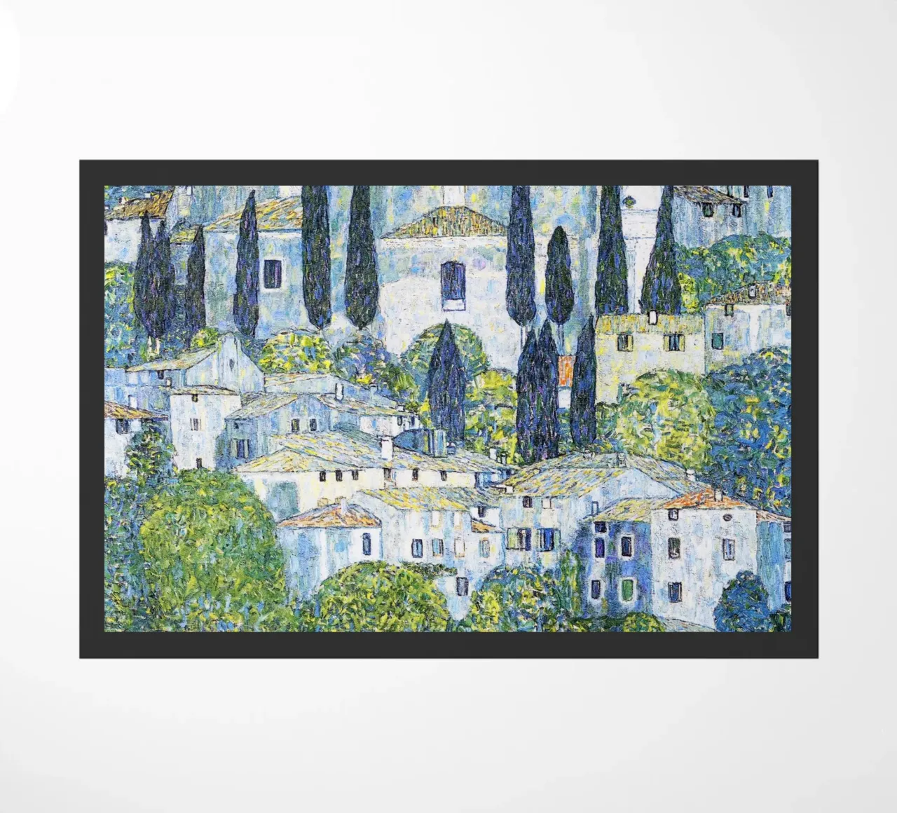La chiesa di Gustav Klimt a Cassone (Chiesa di Cassone), 1913 zerbino da Gustav Klimt ART Prints