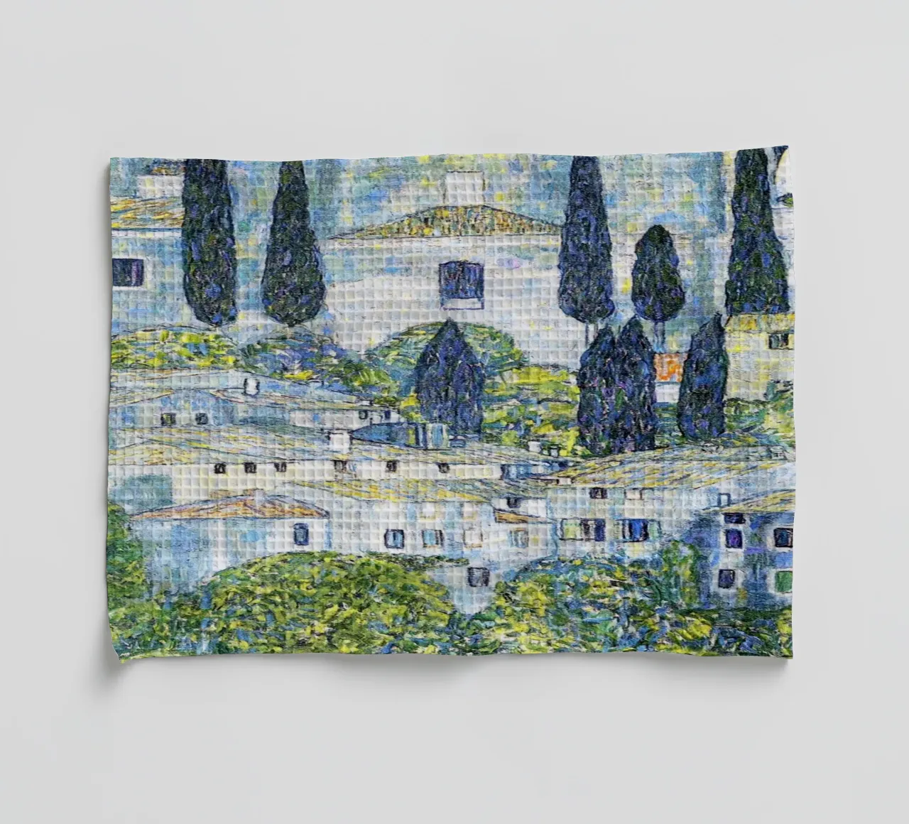 La chiesa di Gustav Klimt a Cassone (Chiesa di Cassone), 1913 canovaccio da cucina da Gustav Klimt ART Prints