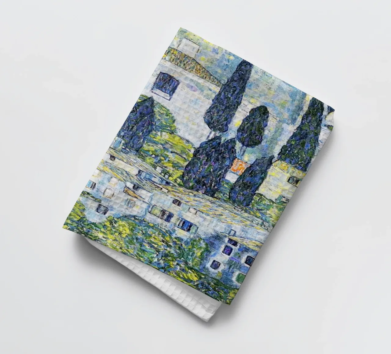 La chiesa di Gustav Klimt a Cassone (Chiesa di Cassone), 1913 canovaccio da cucina da Gustav Klimt ART Prints