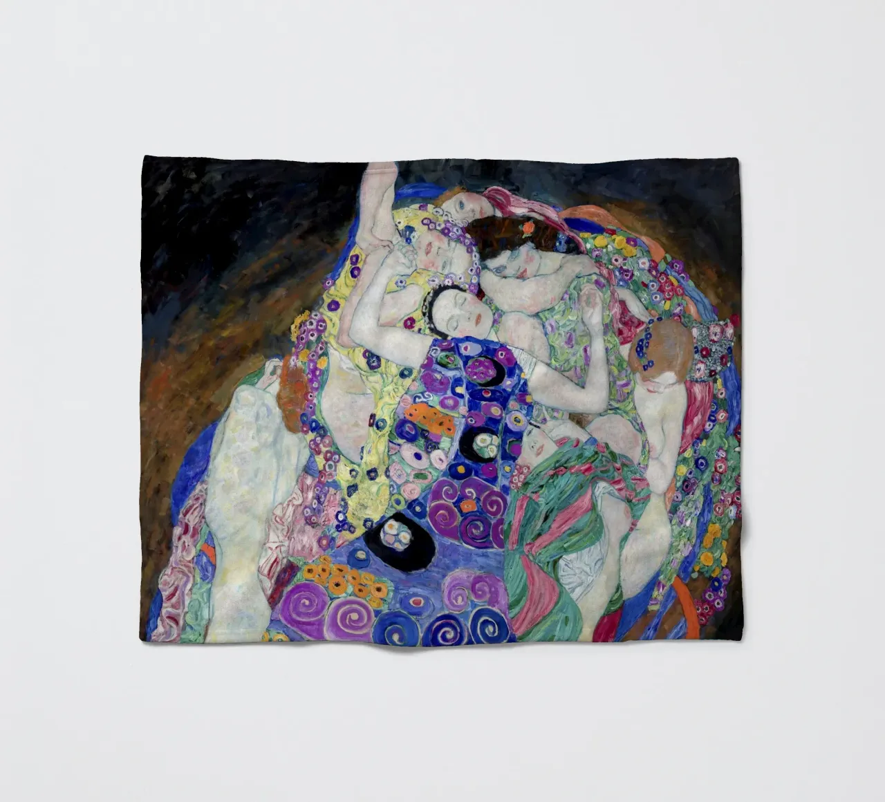 Gustav Klimt's The Virgin (1913) coperta in pile da Gustav Klimt ART Prints