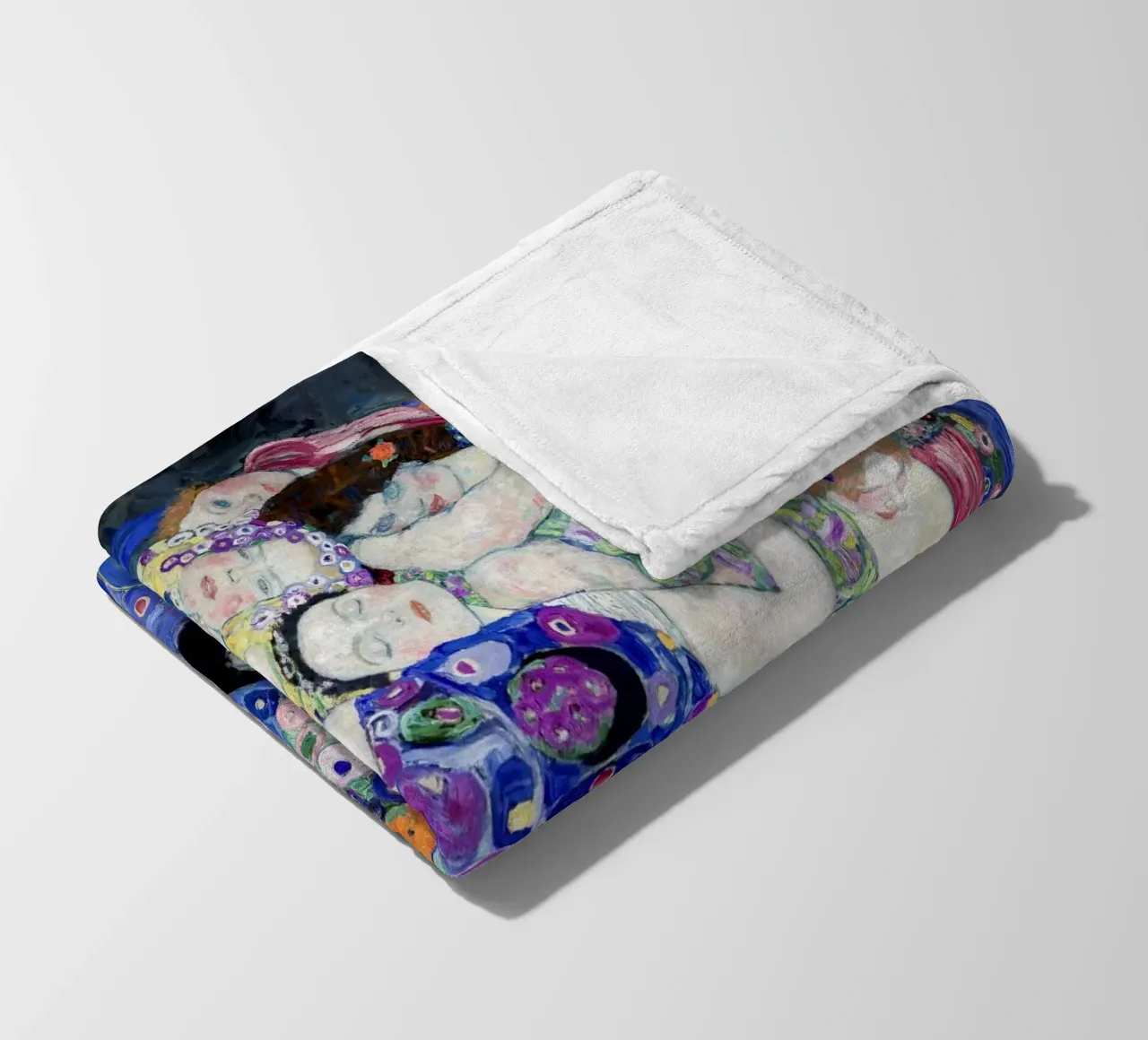 Gustav Klimt's The Virgin (1913) coperta in pile da Gustav Klimt ART Prints