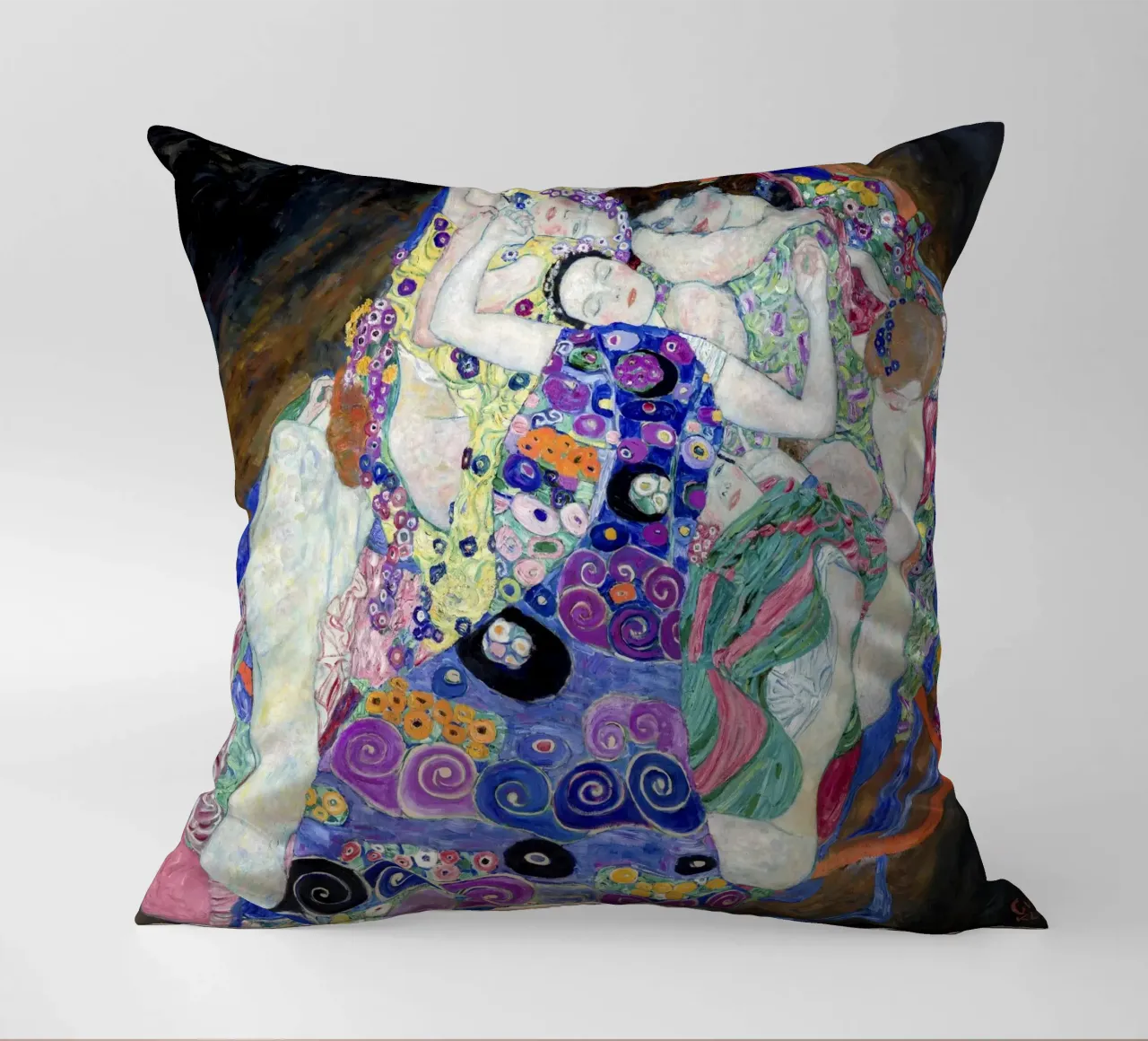 Gustav Klimt's The Virgin (1913) cuscino da Gustav Klimt ART Prints