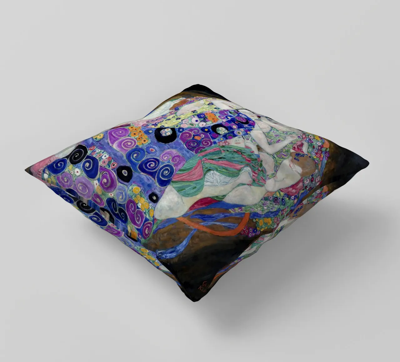 Gustav Klimt's The Virgin (1913) cuscino da Gustav Klimt ART Prints