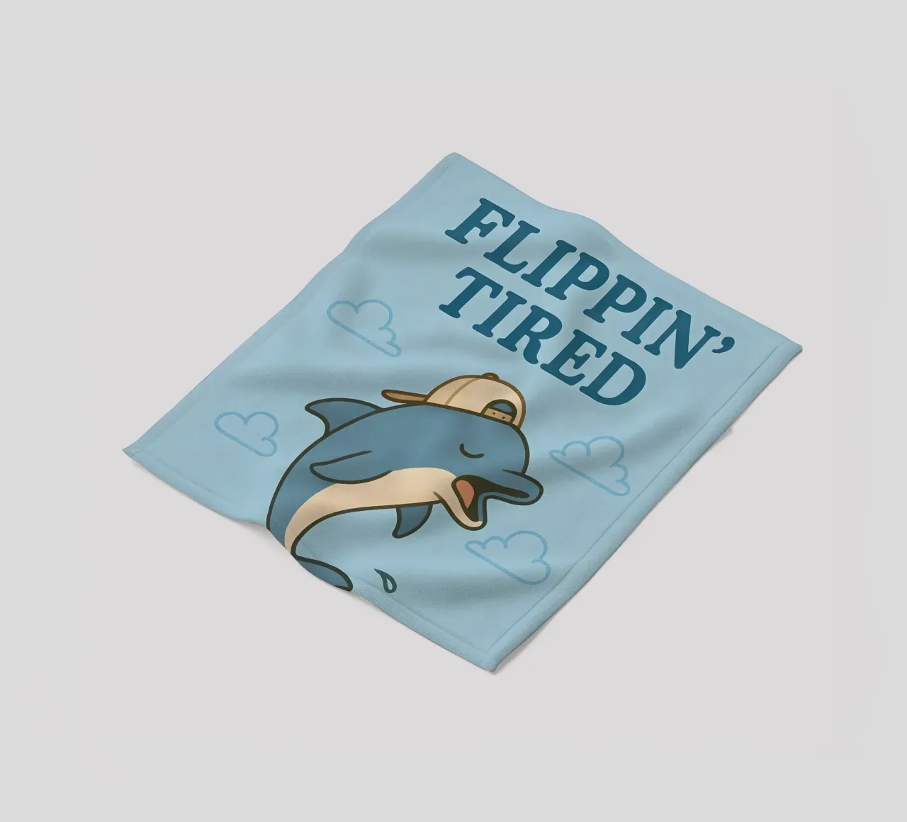 Lustiges Delphin-Meme Fleecedecke von Funny Humor Art