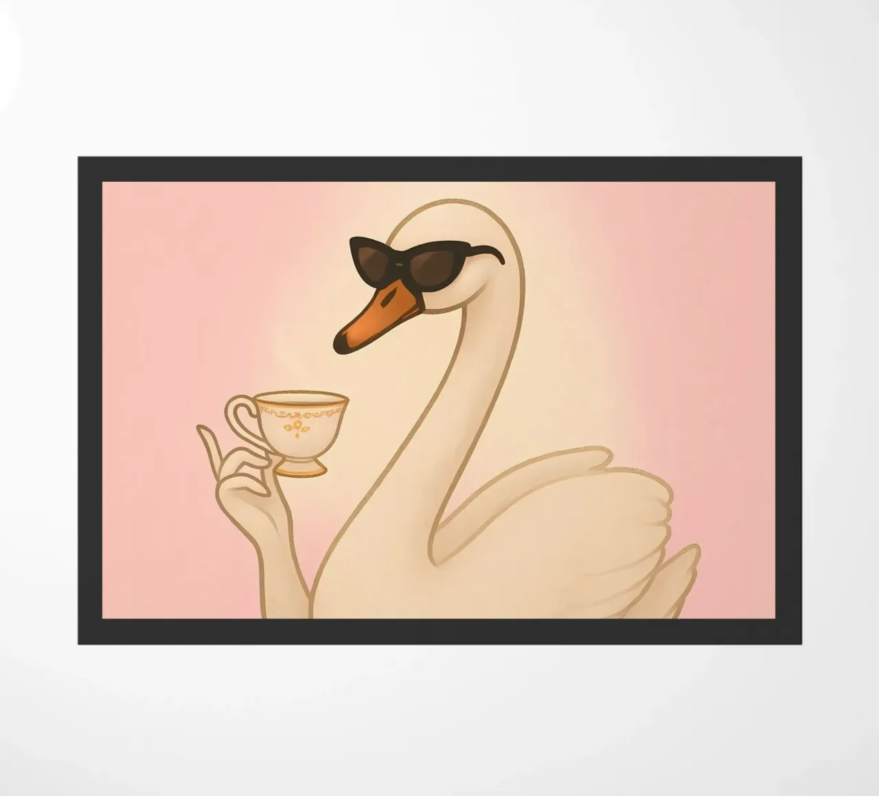 Meme divertente sul cigno zerbino da Funny Humor Art