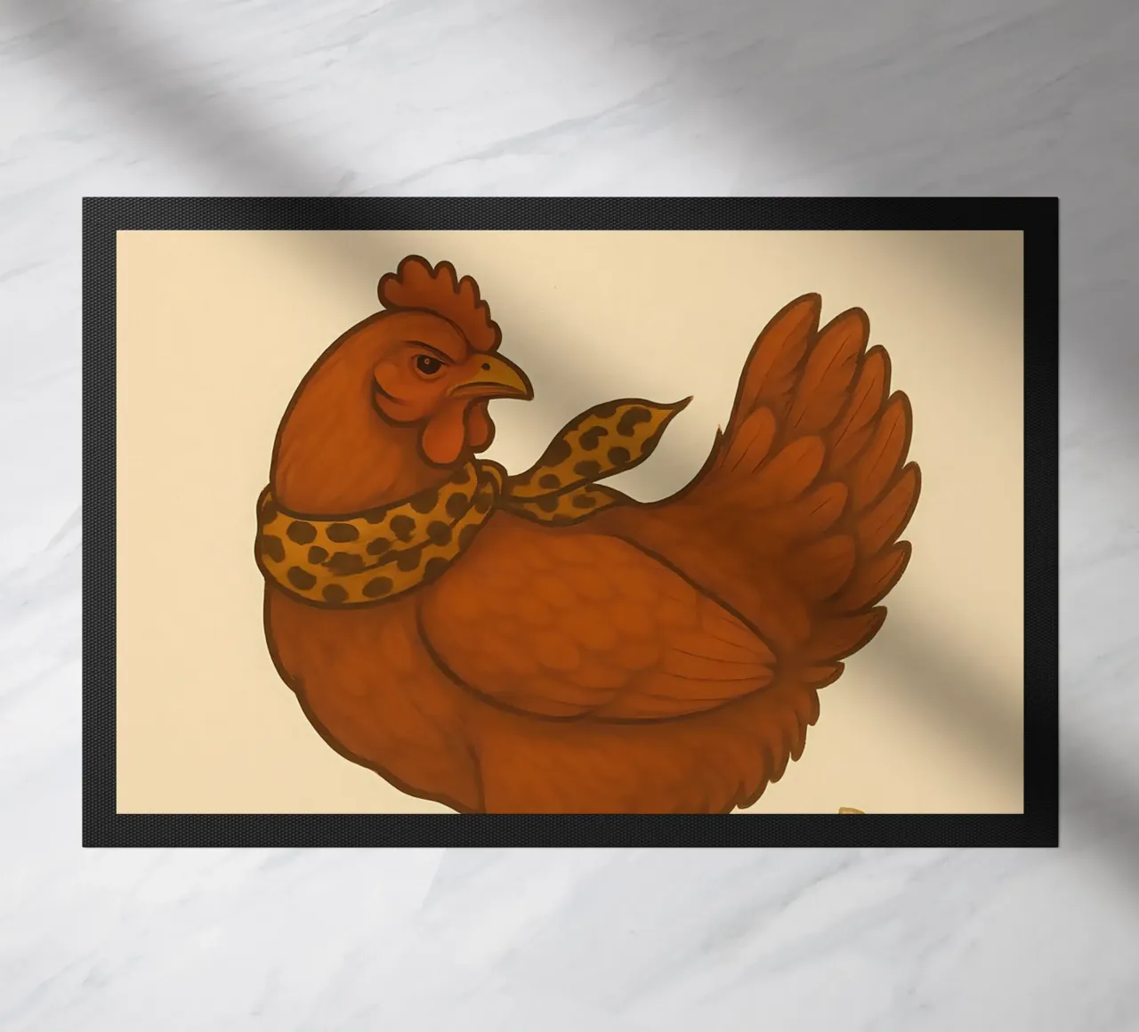 Meme divertente sul pollo zerbino da Funny Humor Art
