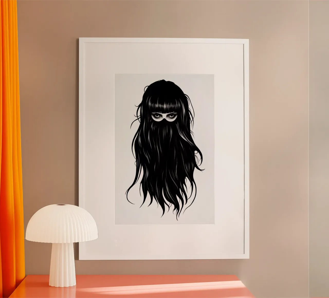 It Girl poster con telaio in legno da Ruben Ireland