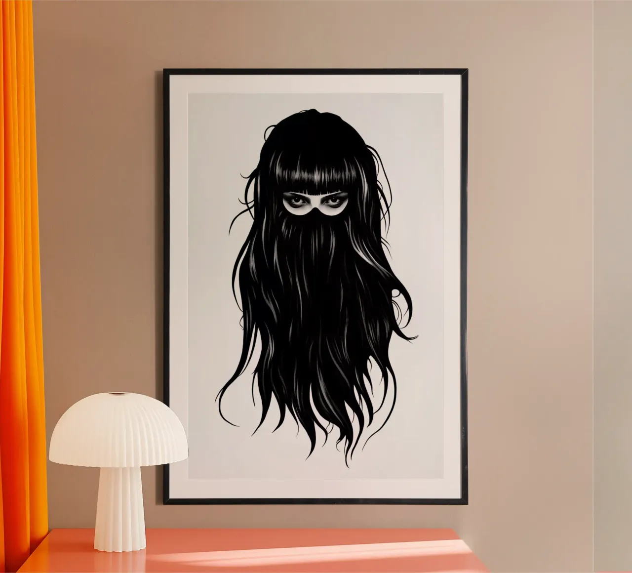 It Girl poster con telaio in legno da Ruben Ireland