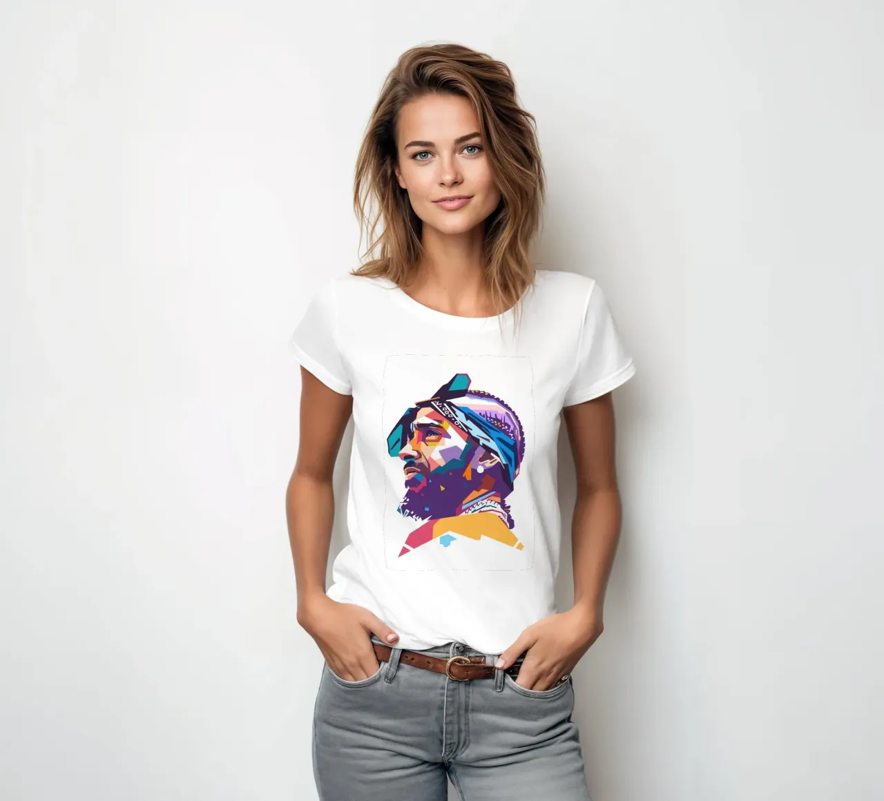 L'iconico rapper Nipsey Hussle t-shirt da donna da Hantamrata