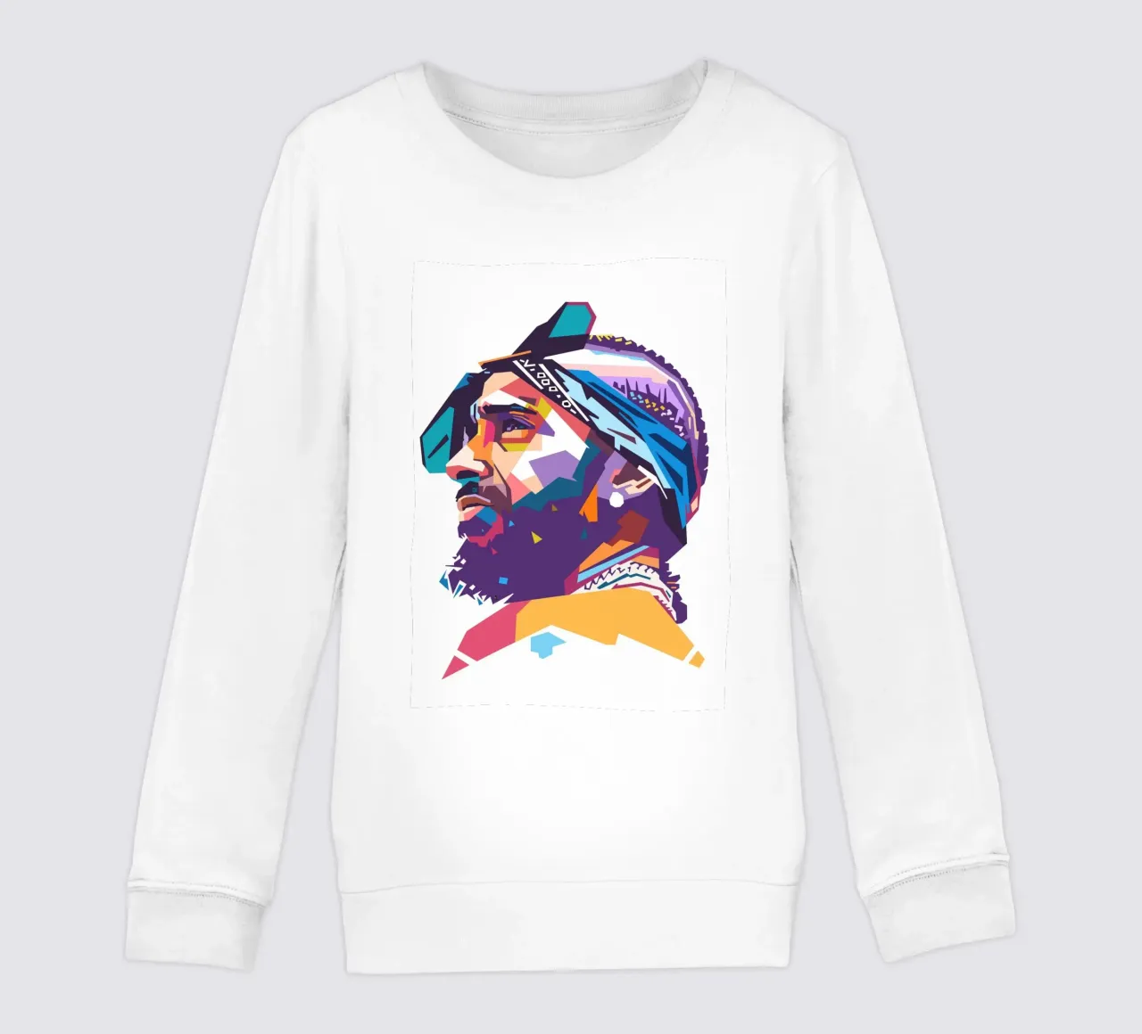 Iconic Rapper Nipsey Hussle kids sweatshirt by Hantamrata