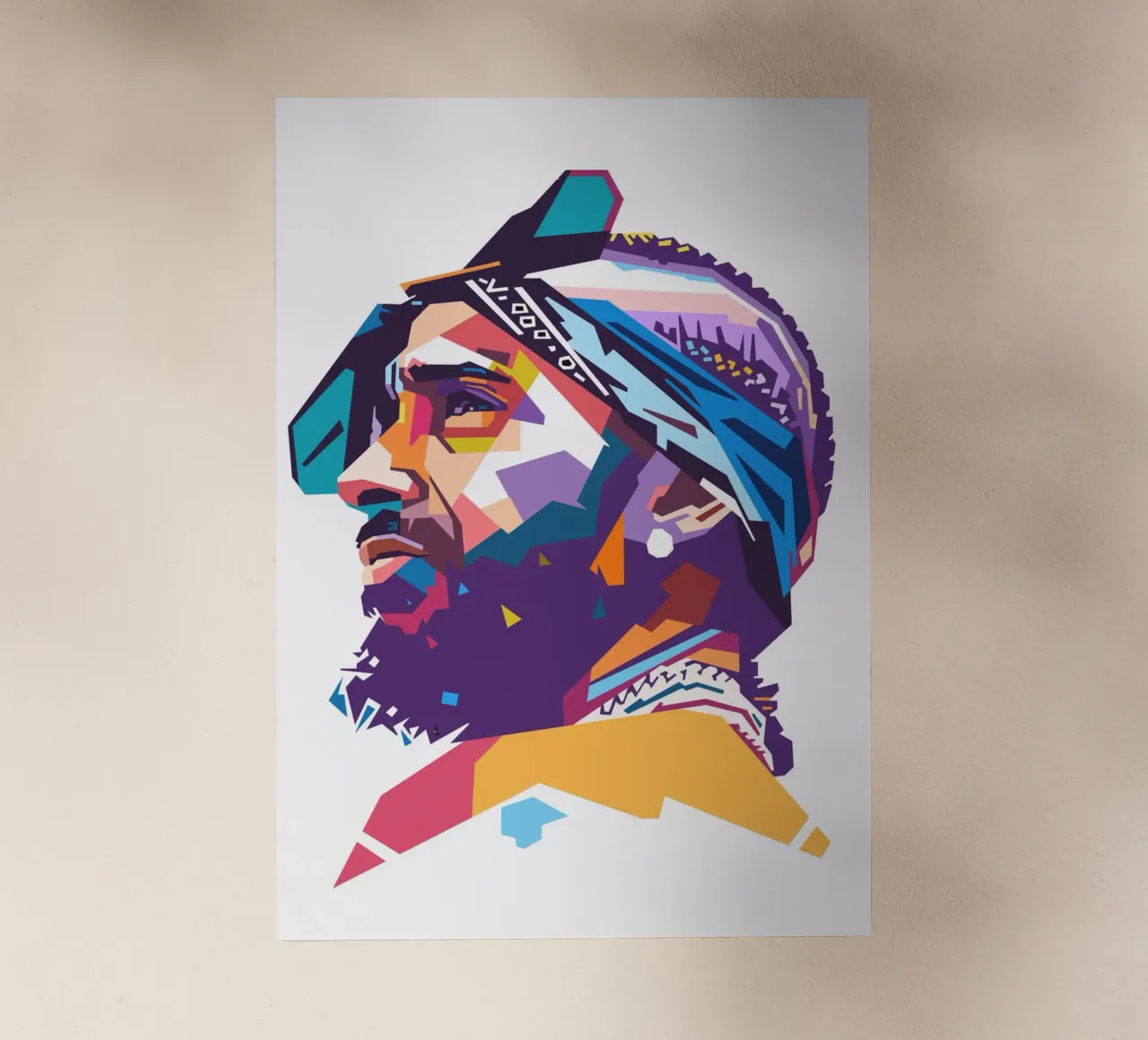 L'iconico rapper Nipsey Hussle pellicola backlit da Hantamrata