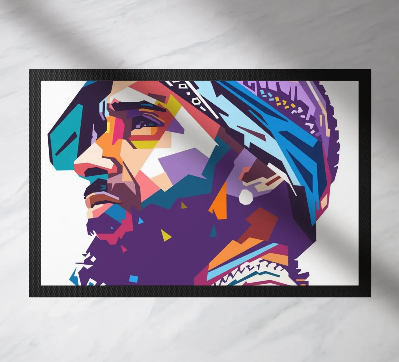 Der ikonische Rapper Nipsey Hussle Fußmatte von Hantamrata