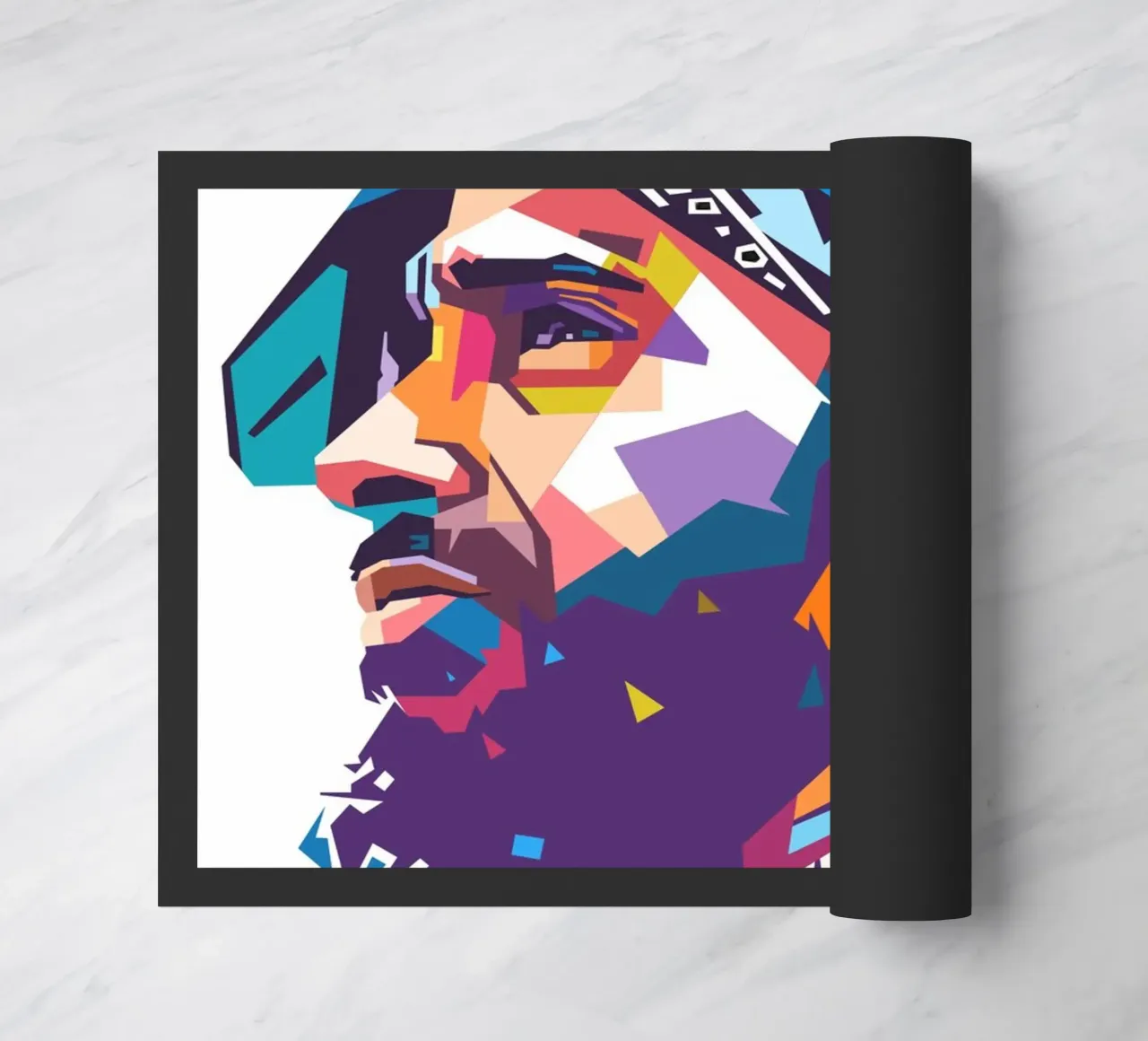 Der ikonische Rapper Nipsey Hussle Fußmatte von Hantamrata