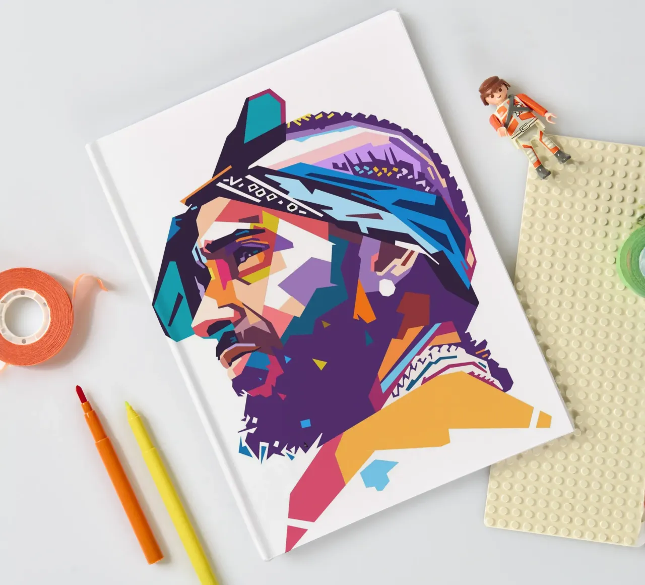 Der ikonische Rapper Nipsey Hussle Notizbuch von Hantamrata