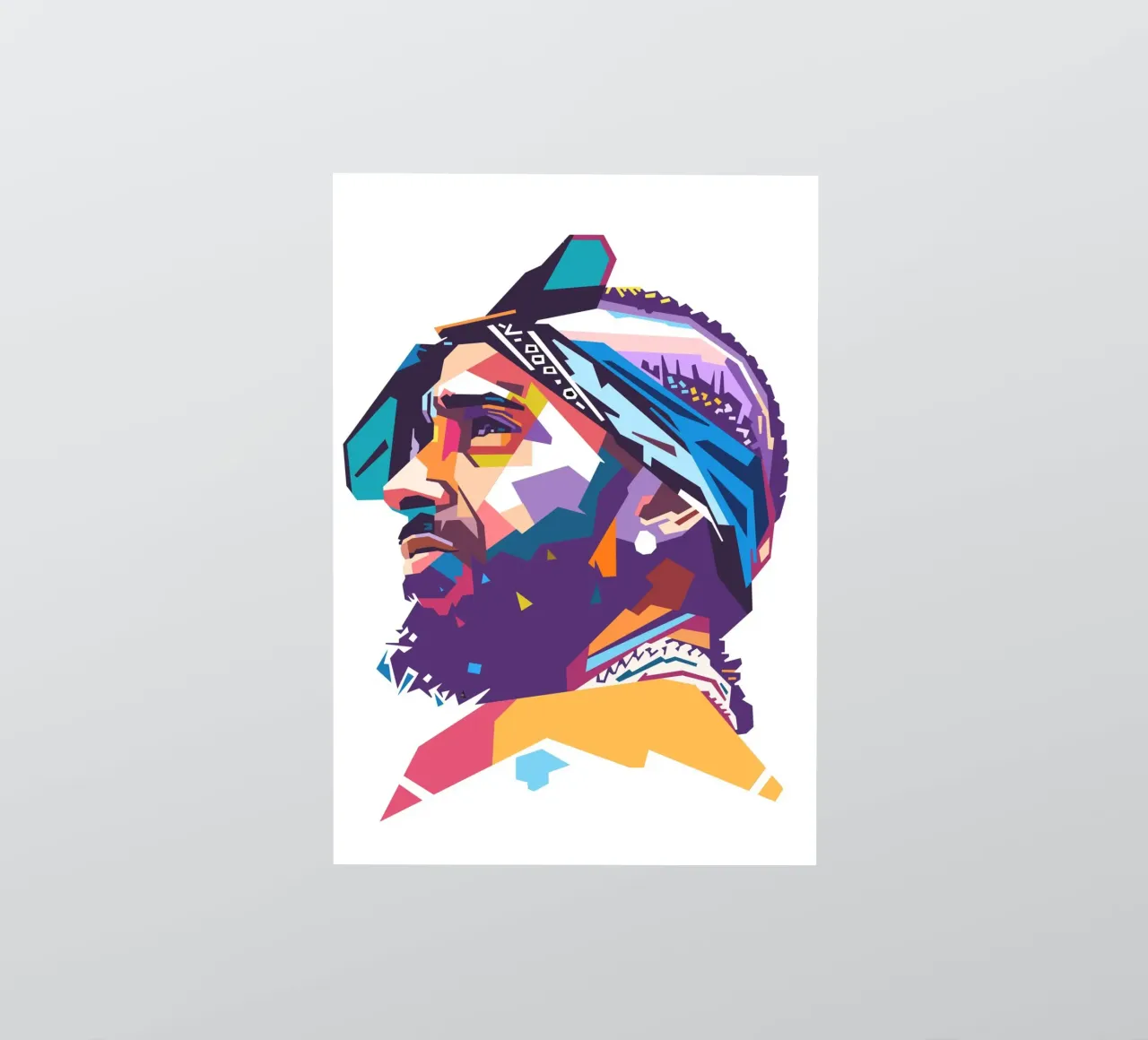 L'iconico rapper Nipsey Hussle adesivo da Hantamrata