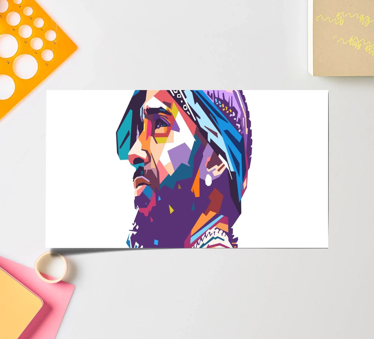 L'iconico rapper Nipsey Hussle foglio adesivo da Hantamrata