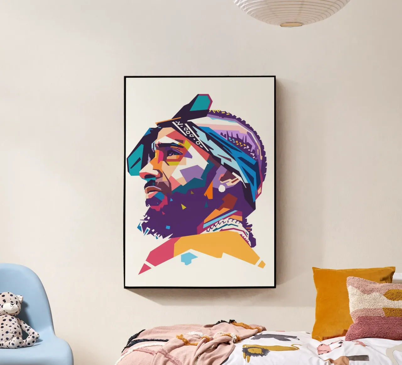 L'iconico rapper Nipsey Hussle plexiglass da Hantamrata